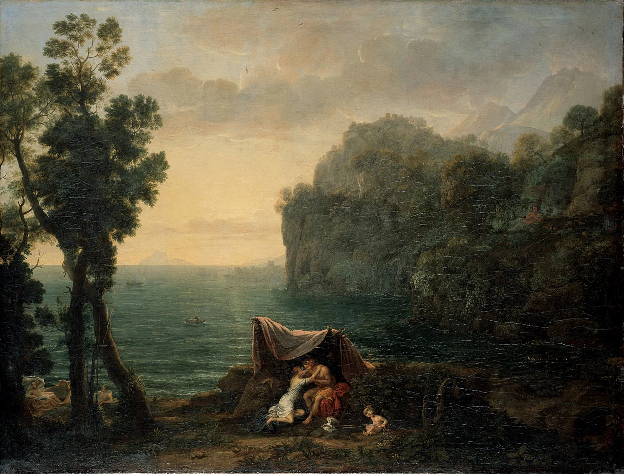 Paesaggio costiero con Aci e Galatea - Gemäldegalerie Alte Meister, Dresda